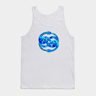 Blue Ouroboros Tank Top